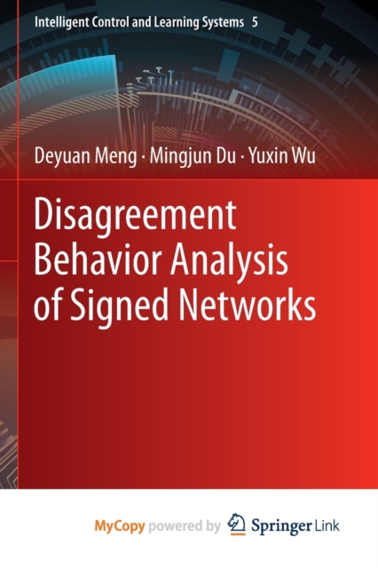 Disagreement Behavior Analysis of Signed Networks