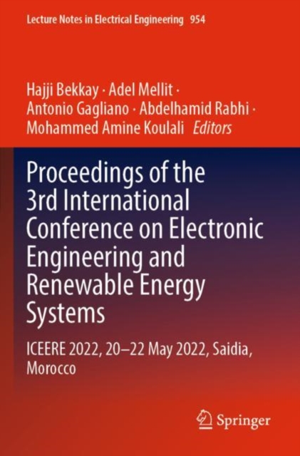 Proceedings of the 3rd International Conference on Electronic Engineering and Renewable Energy Systems