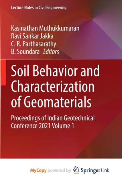 Soil Behavior and Characterization of Geomaterials