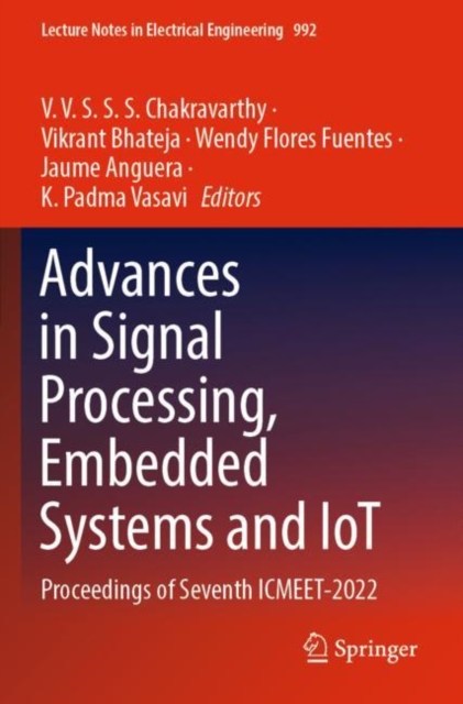 Advances in Signal Processing, Embedded Systems and IoT