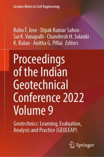 Proceedings of the Indian Geotechnical Conference 2022 Volume 9