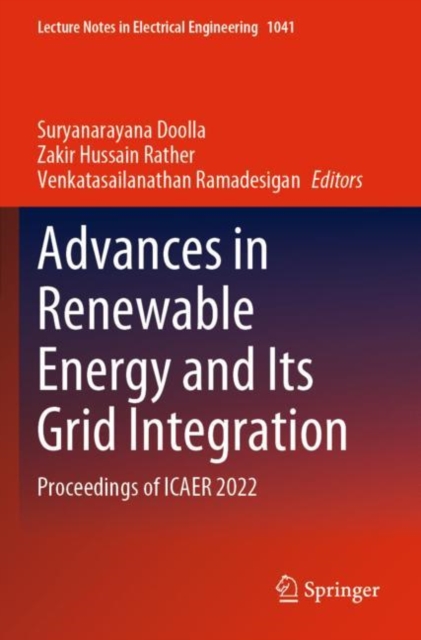 Advances in Renewable Energy and Its Grid Integration