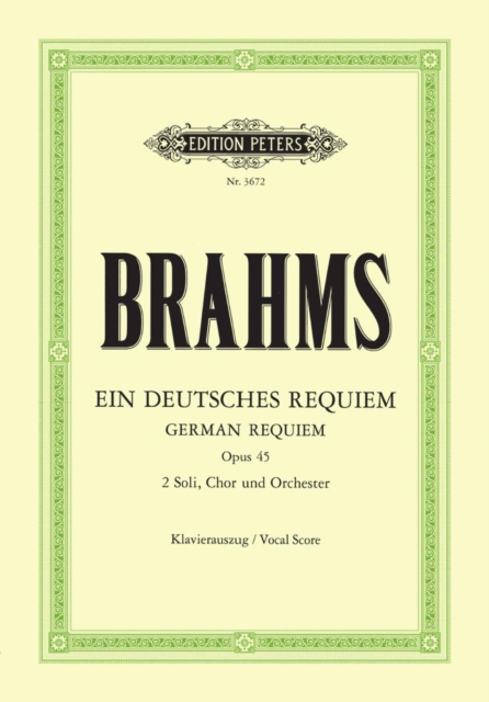 German Requiem Op. 45 (Vocal Score)