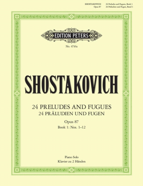 24 Preludes & Fugues Op.87 Vol.1