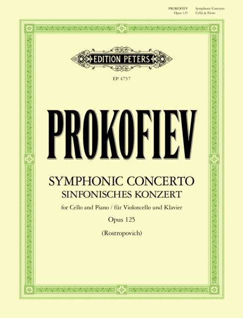 Symphonic Concerto for Cello and Piano Op. 125