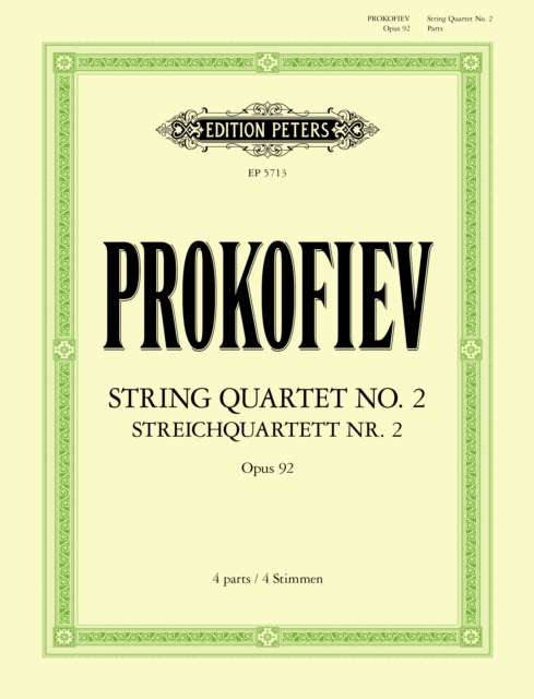 String Quartet No. 2 Op. 92 (Parts)