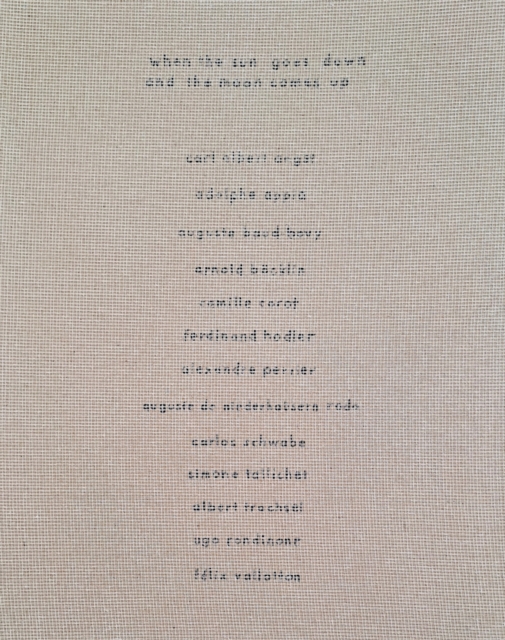 When the Sun Goes Down and the Moon Comes Up