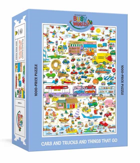 Richard Scarry's Cars and Trucks and Things That Go: 1000-Piece Puzzle