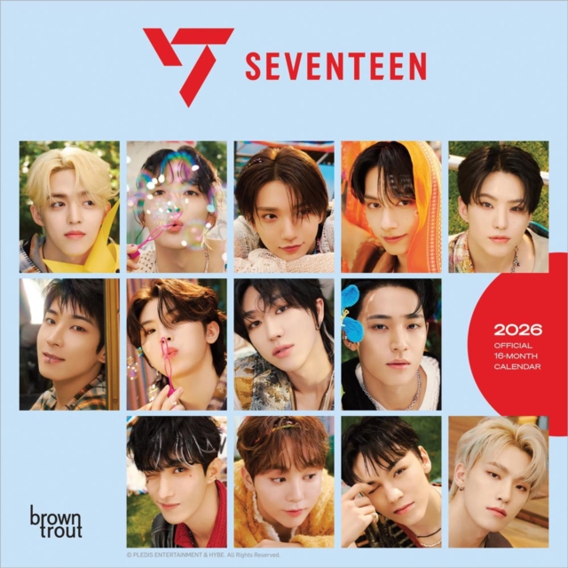 Seventeen 2026 Mini 7x7 Calendar