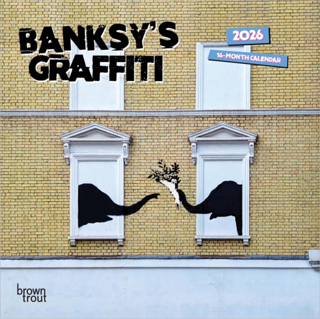 Banksy's Graffiti 2026 Mini 7x7 Calendar