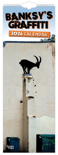 Banksy's Graffiti 2026 Slimline Calendar