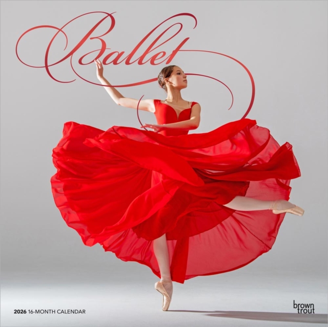 Ballet 2026 Square Flap Foil Calendar