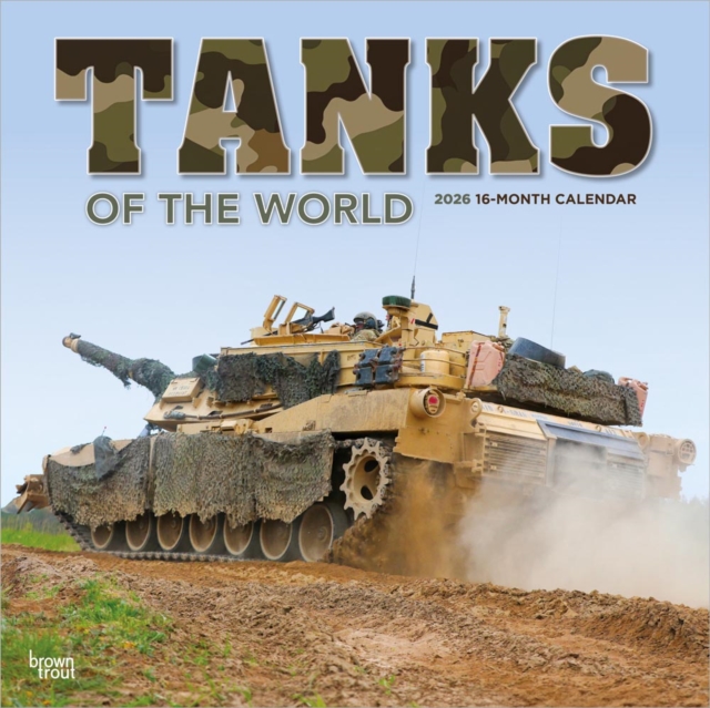 Tanks of the World 2026 Square Flap Calendar