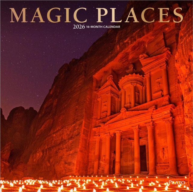 Magic Places 2026 Square Plato Foil Calendar