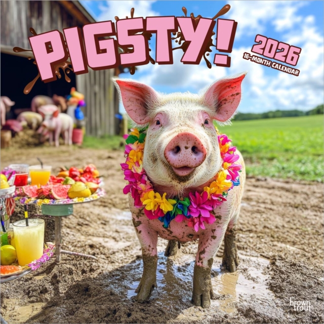 Pigsty 2026 Square Flap Calendar