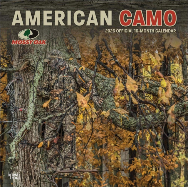 Mossy Oak American Camo 2026 Square Calendar