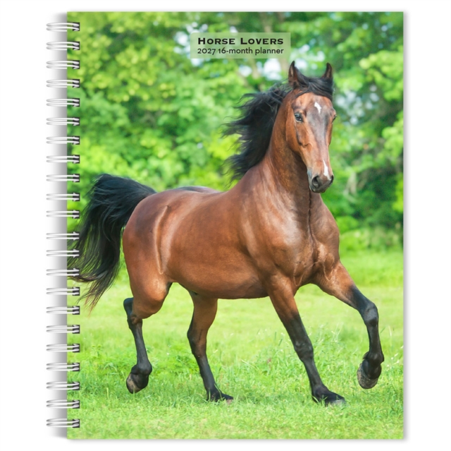 Horse Lovers 2027 6 X 7.75 Inch Spiral-Bound Wire-O Weekly Engagement Planner Calendar New Full-Color Image Every Week