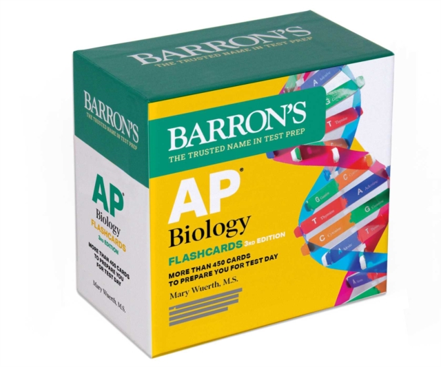 AP Biology Flashcards, Third Edition: Up-to-Date Review (Barron's AP Prep)