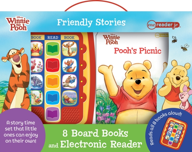 Disney Winnie the Pooh Friendly Stories: Me Reader Jr 8 Board Books and Electronic Reader Sound Book Set