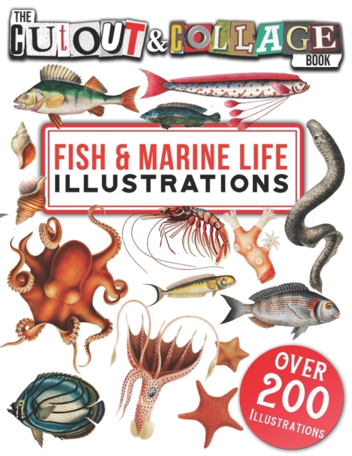 The Cut Out And Collage Book Fish & Marine Life Illustrations
