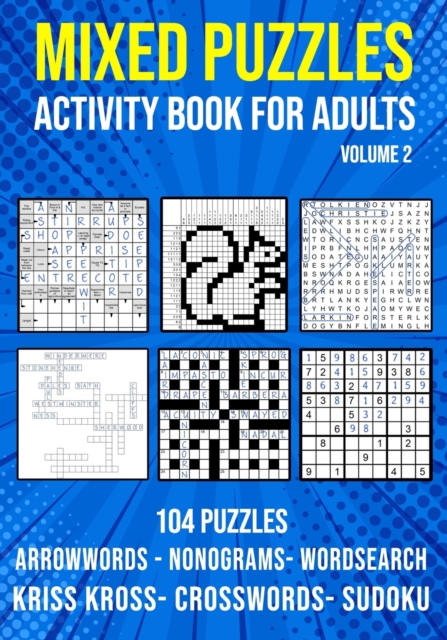 Mixed Puzzle Activity Book for Adults Volume 2