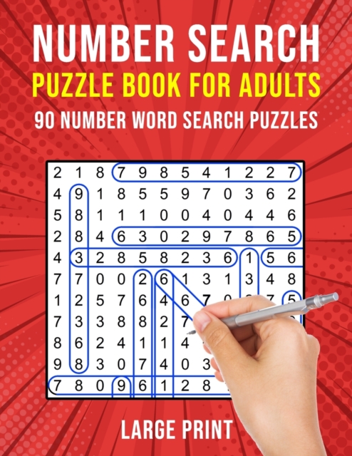 Number Search Puzzle Books for Adults