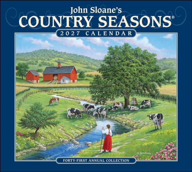 John Sloane's Country Seasons® 2027 Deluxe Wall Calendar
