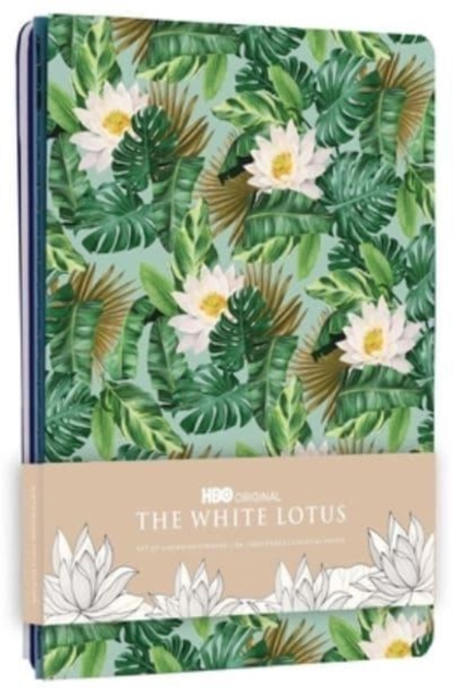 White Lotus Sewn Notebook Collection (Set of 3)