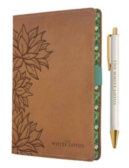 White Lotus Journal and Pen Set