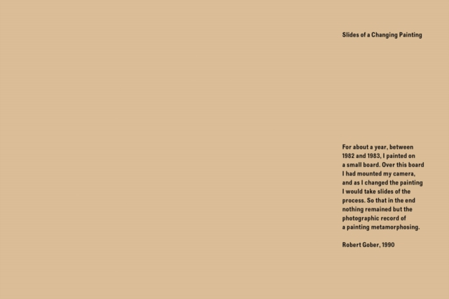 Robert Gober: Slides of a Changing Painting